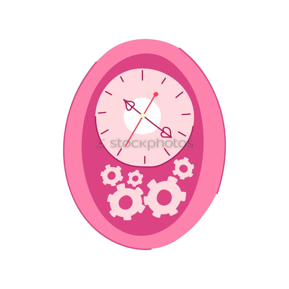 Similar – Bright pink colour clock