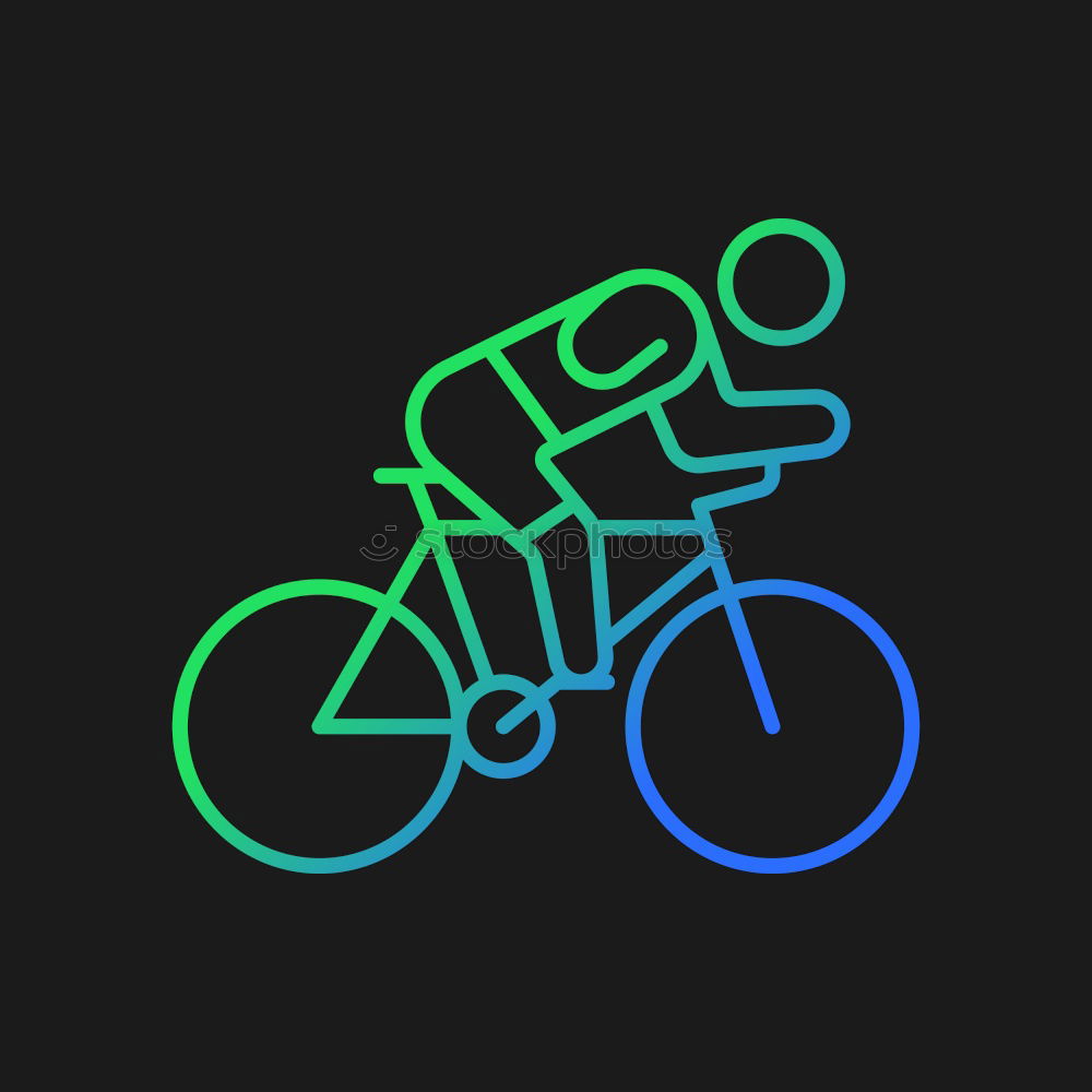 Similar – Image, Stock Photo Man with a wheel Night