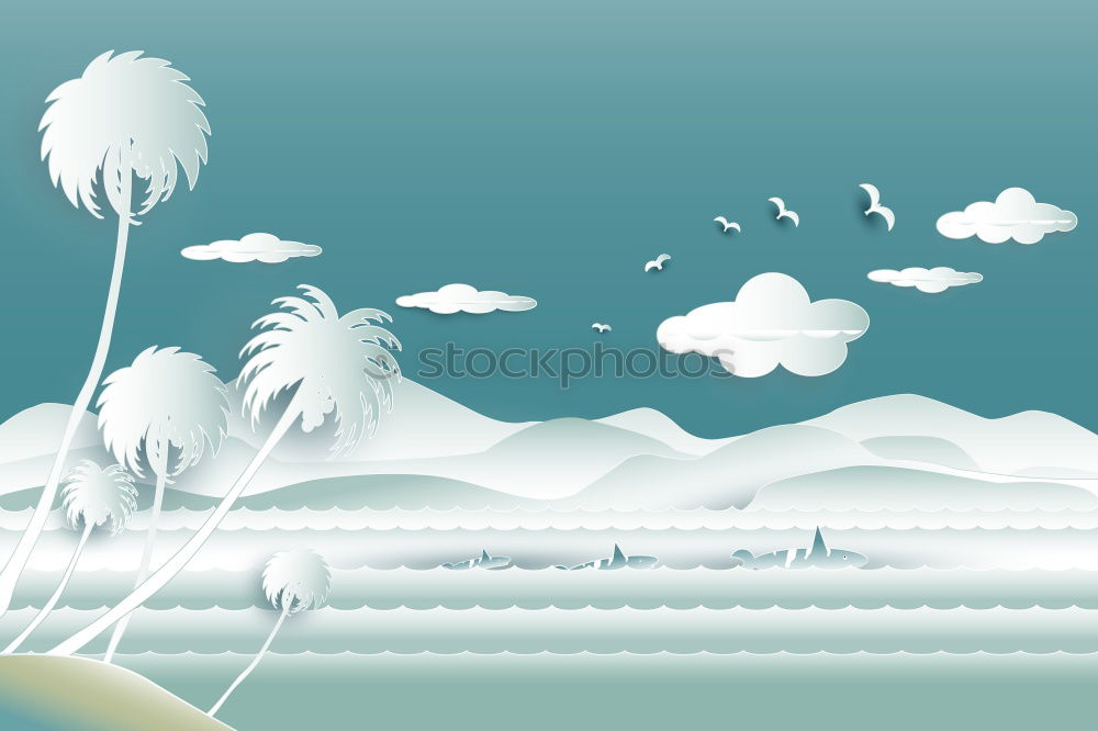 Similar – Image, Stock Photo cliff diver Cloudless sky