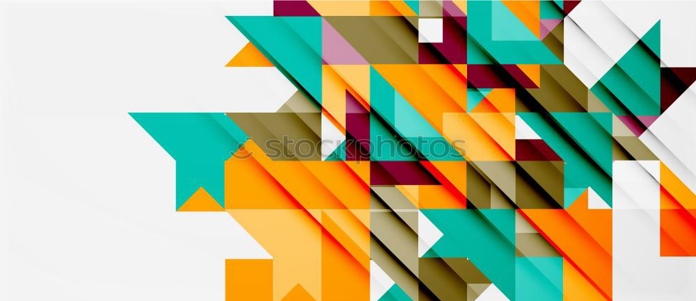 Similar – Image, Stock Photo Colourful geometric shapes