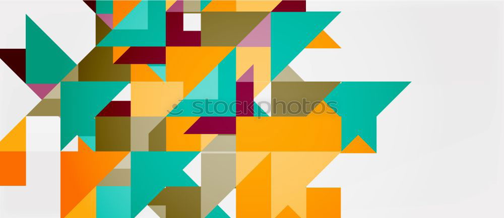 Similar – Image, Stock Photo Colourful geometric shapes