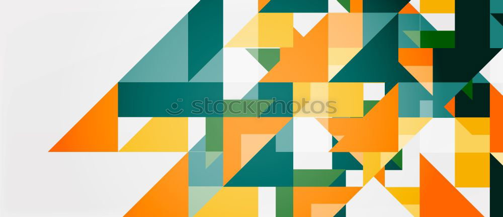 Similar – Image, Stock Photo geometric shapes on paper texture