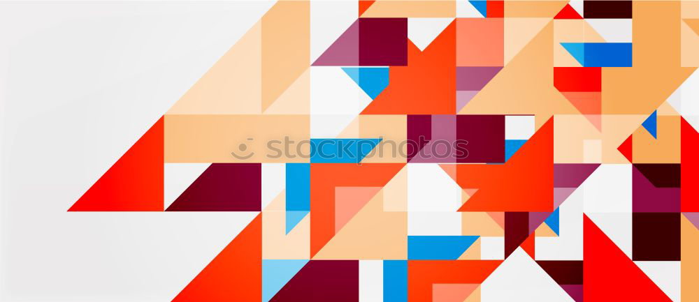 Similar – Image, Stock Photo geometric shapes on paper texture