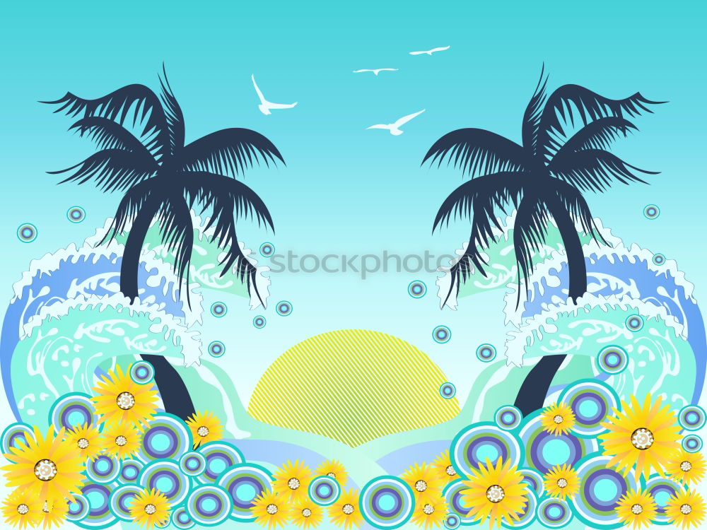 Similar – Tropical Summer Holiday Background