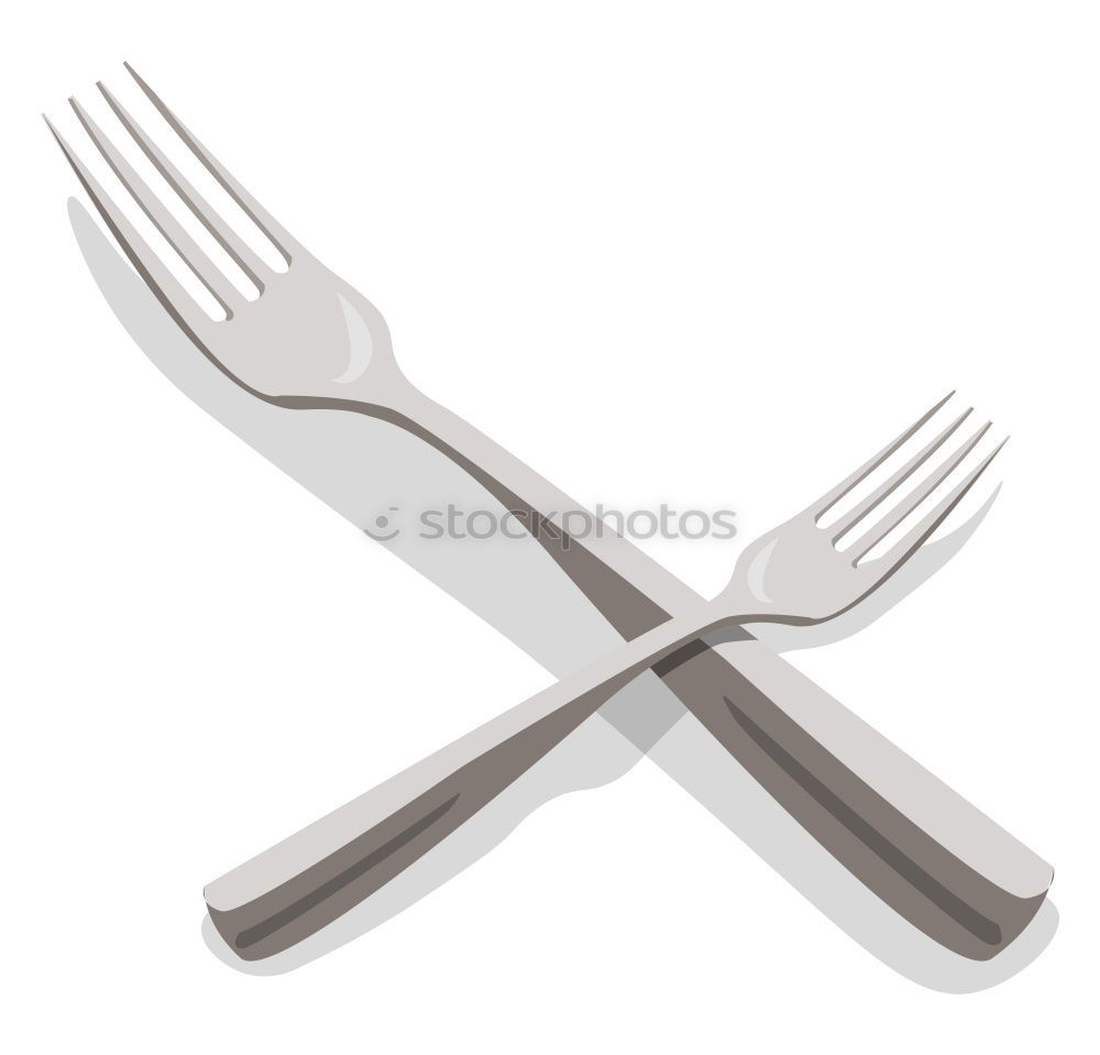 Similar – Fork and egg in the shade