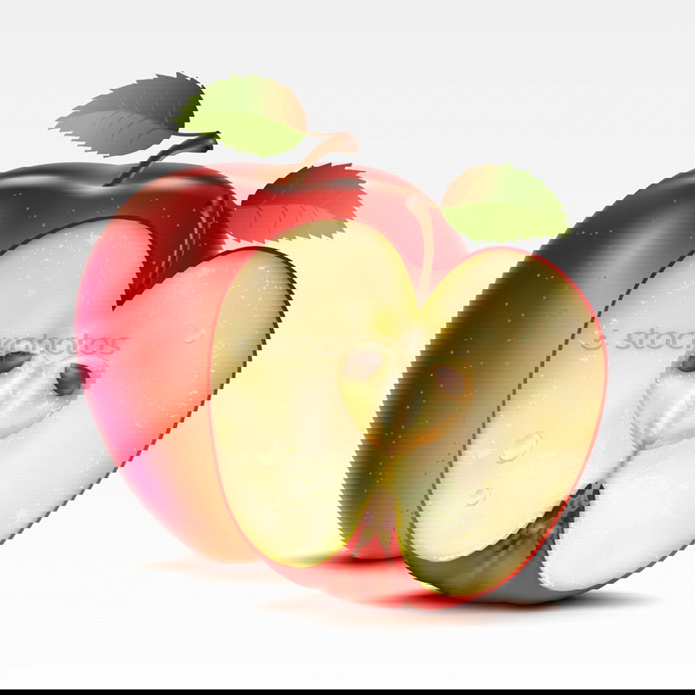 Image, Stock Photo Ripe apple Fruit Apple