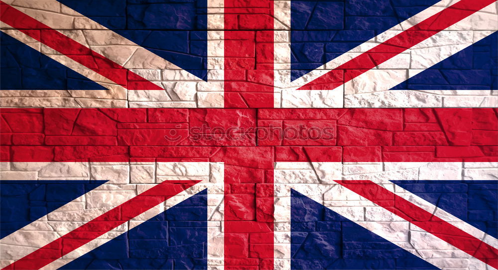 Foto Bild UNION JACK Lack Rost Kreuz