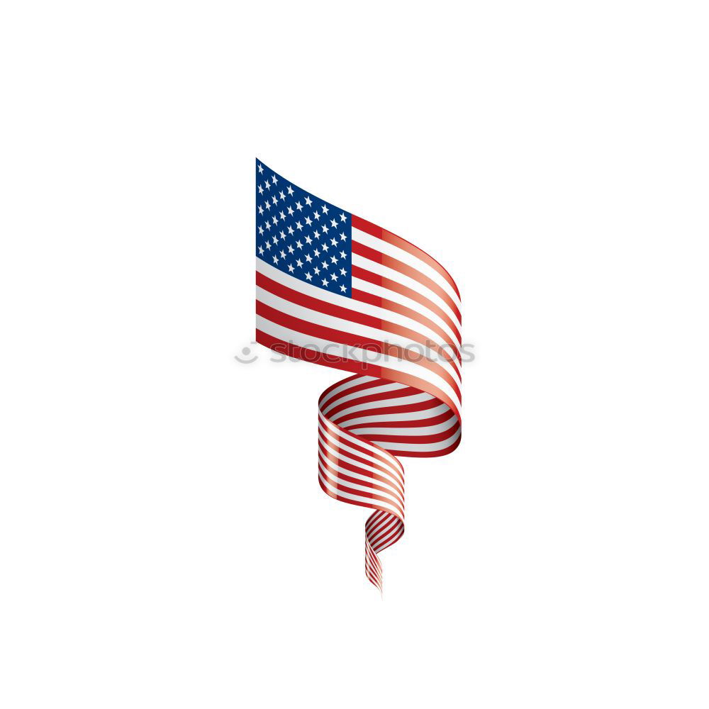 Similar – United States flag with smoke texture on white background