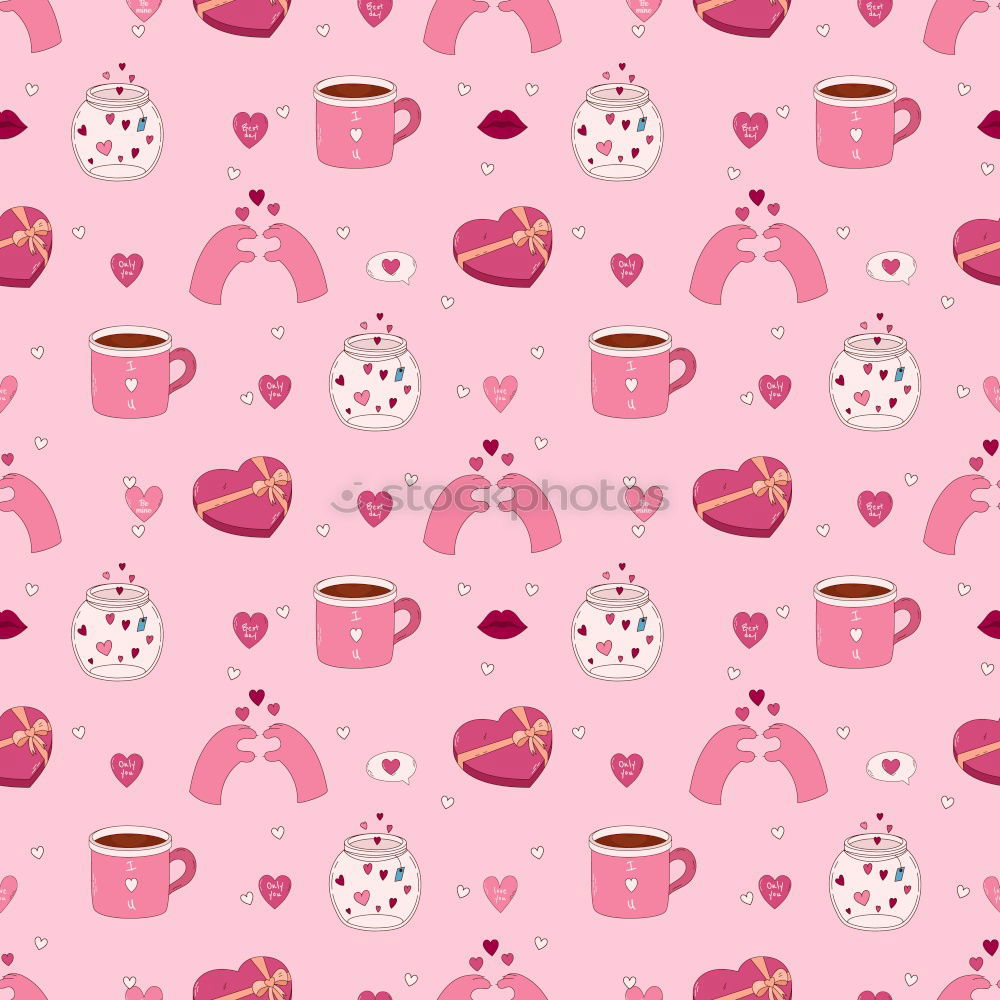 Similar – Image, Stock Photo Heart pattern Design