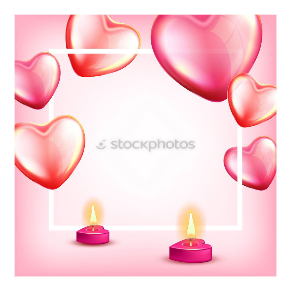 Similar – Image, Stock Photo Pink Valentine’s Day Decoration