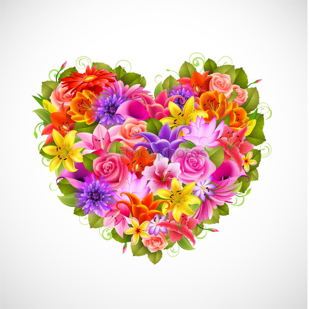 Similar – Image, Stock Photo Rose blossom heart Style