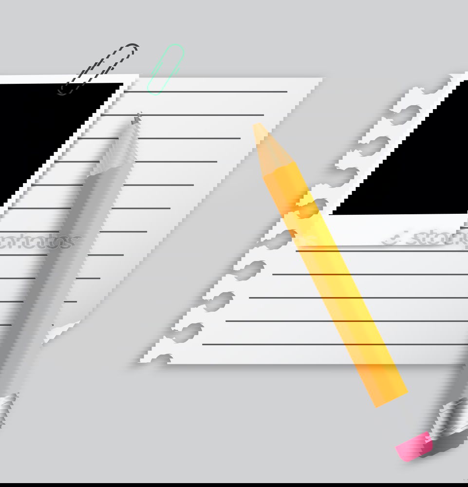 Similar – Image, Stock Photo white sheet torn from a notebook