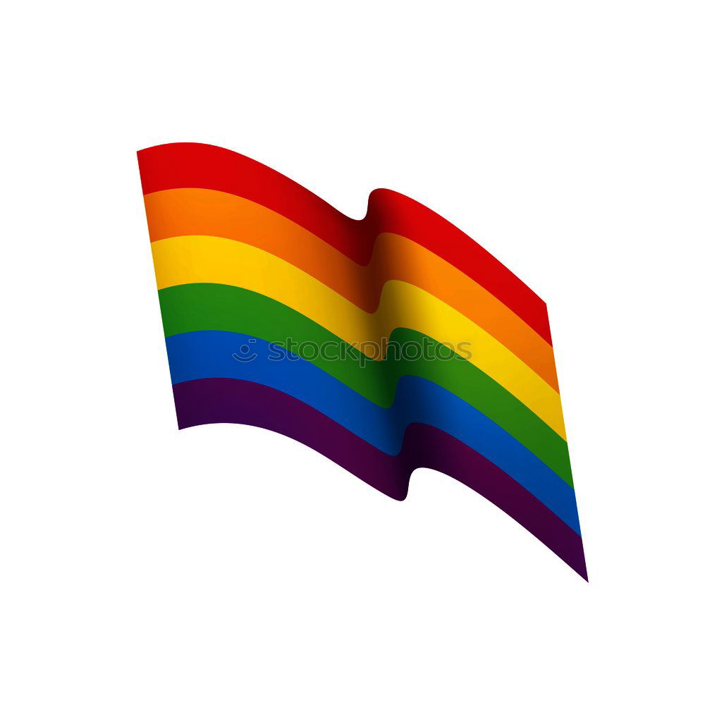 Similar – Image, Stock Photo Rainbow flag as symbol of the lesbian and gay movement