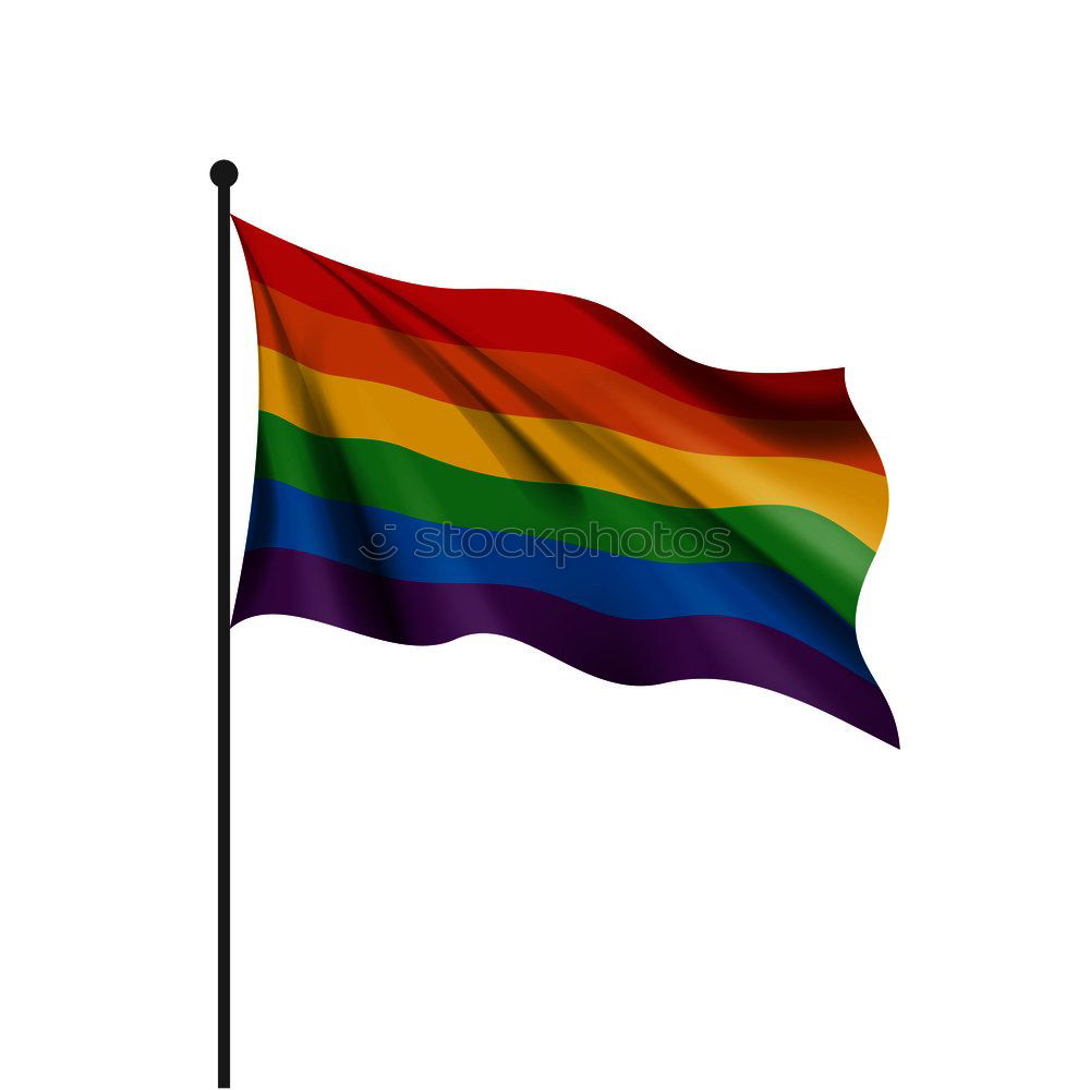 Similar – Image, Stock Photo Man waving a rainbow flag at the CSD in Cologne