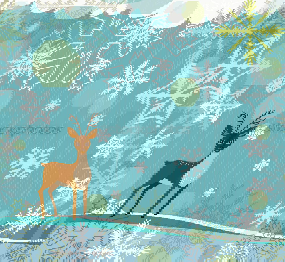 Similar – Image, Stock Photo AKCGDR# Animal track in the snow