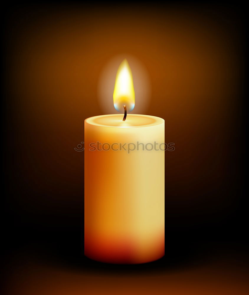 Similar – Image, Stock Photo A match lights the fire of many candles