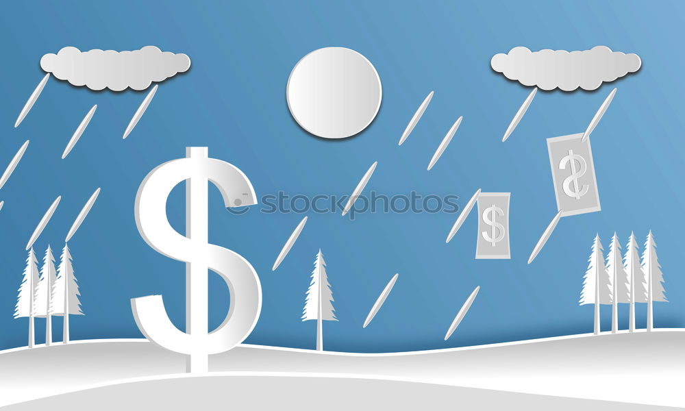 Similar – #AS# Rain of money Art