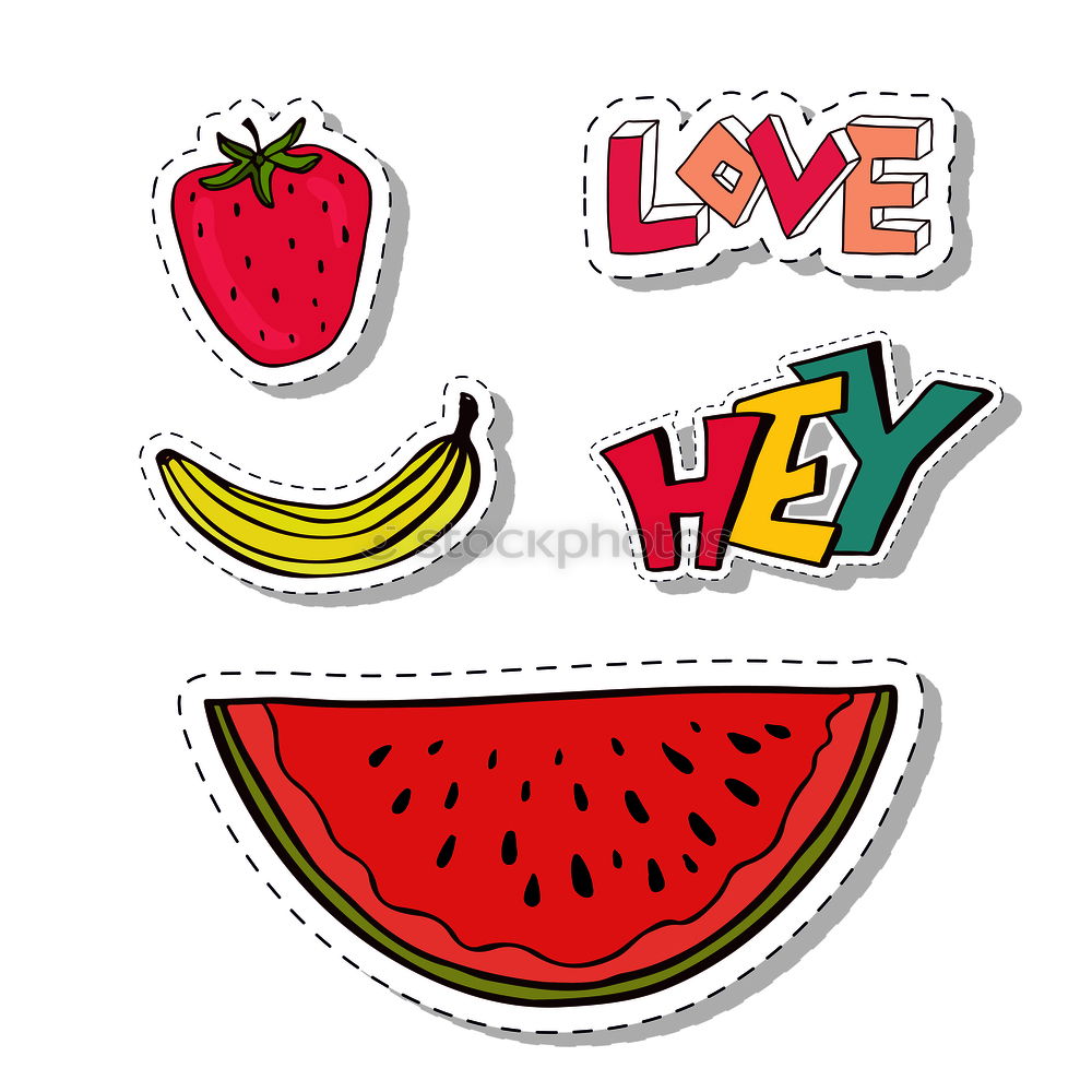 Similar – Image, Stock Photo I <3 diversity Food Fruit