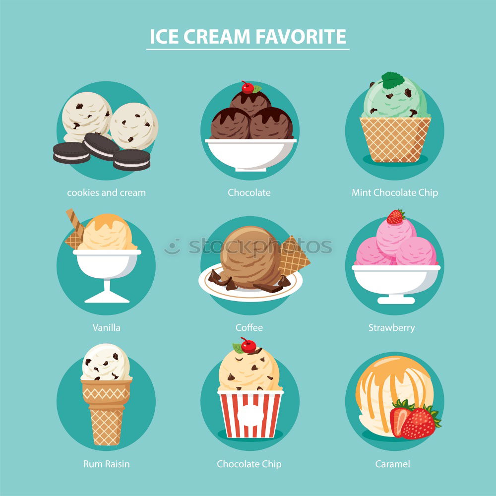 Similar – Image, Stock Photo ice cream Ice cream