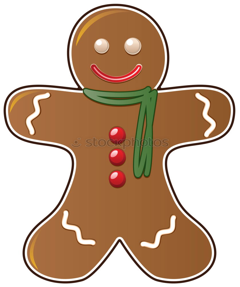 Similar – Paper gingerbread man