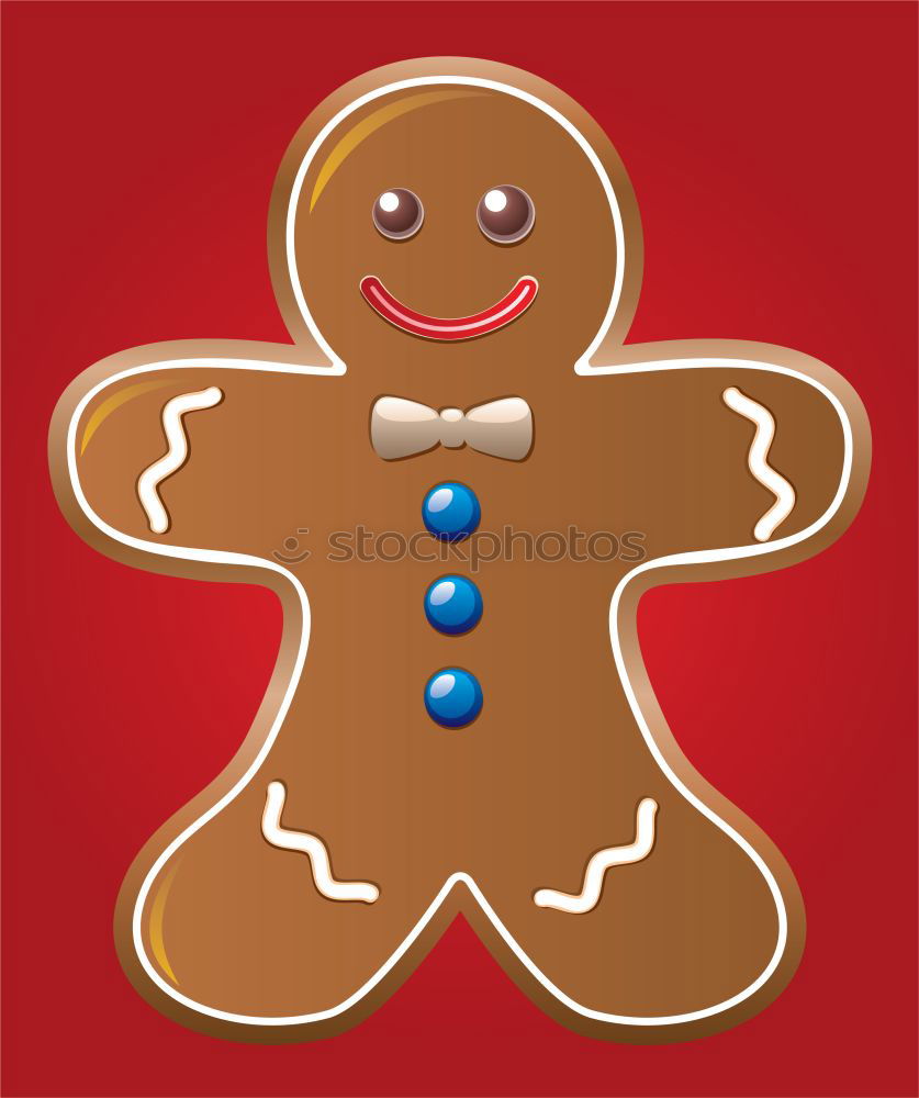 Similar – Paper gingerbread man