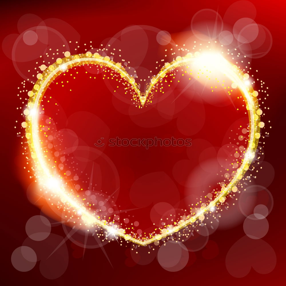 Similar – glowing heart… Love