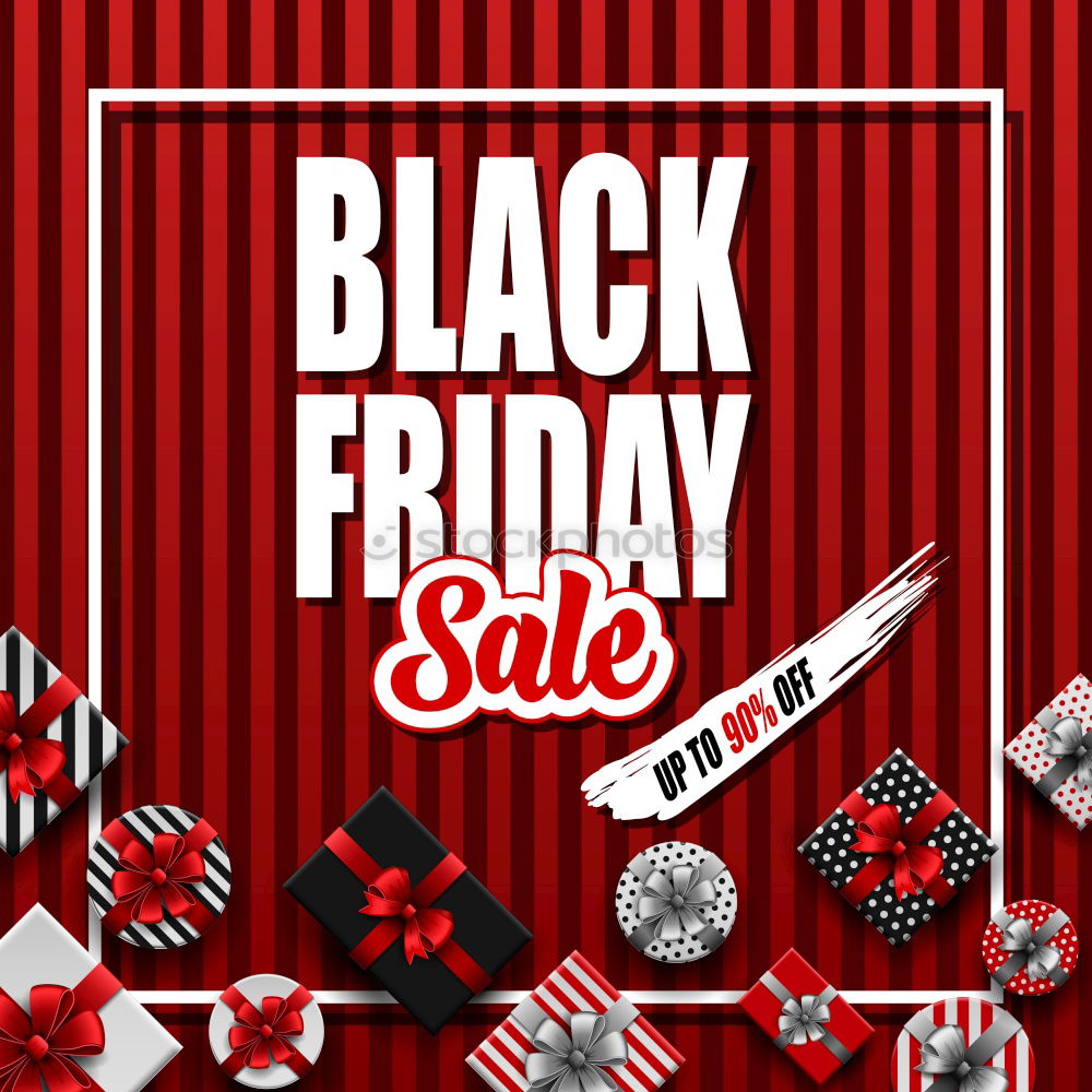 Similar – Image, Stock Photo Black friday concept