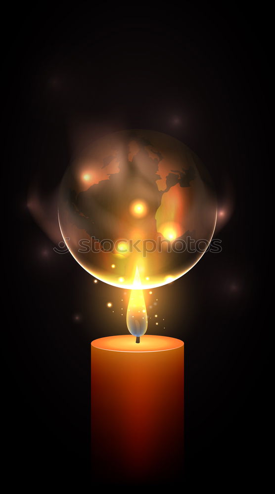 Similar – Image, Stock Photo candlelight Candle Light