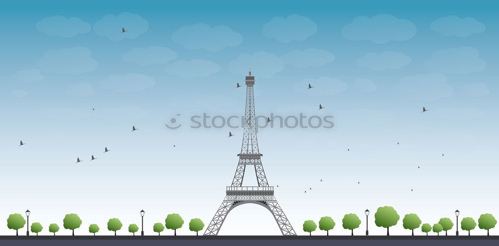 Similar – Image, Stock Photo France Paris Tower Point