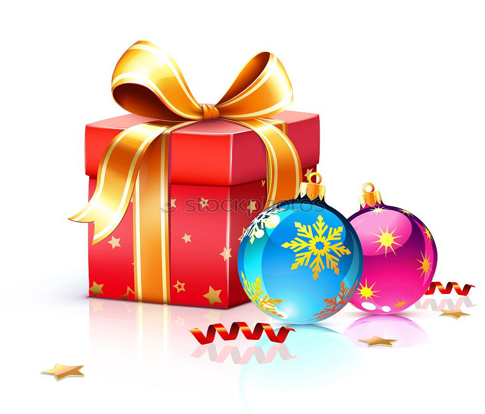 Similar – Image, Stock Photo Christmas, Background With Gifts And Decorations