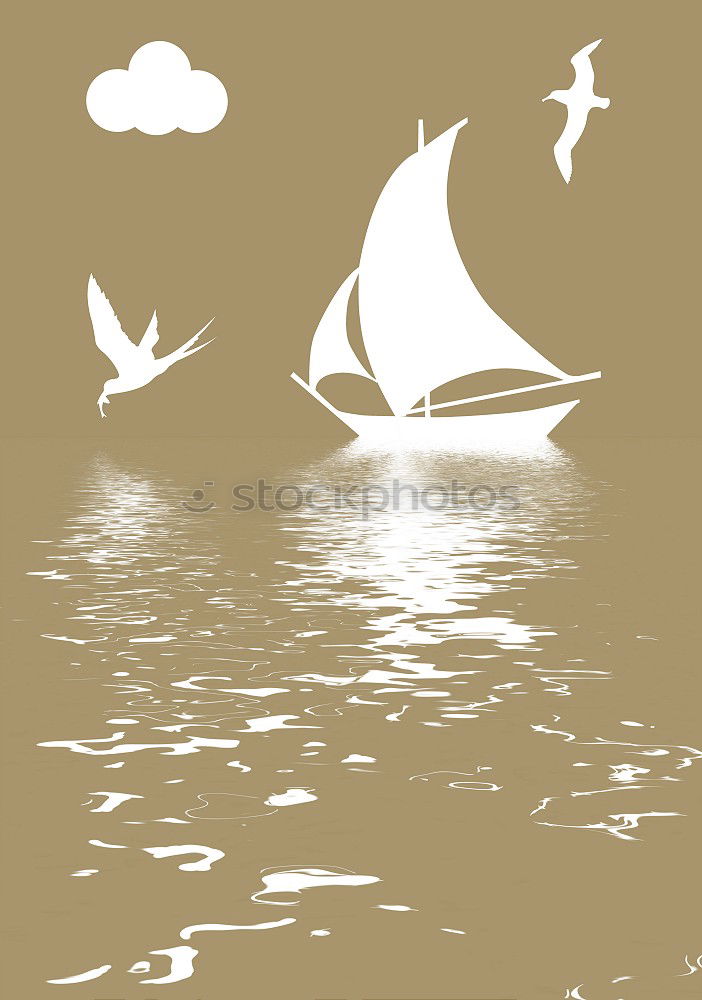 Image, Stock Photo focus off 2 Ocean Sailing