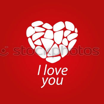 Similar – Image, Stock Photo Wooden cubes with I LOVE YOU words over red