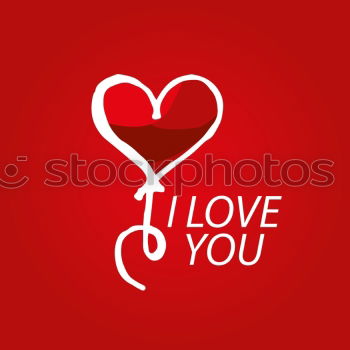 Similar – Image, Stock Photo Wooden cubes with I LOVE YOU words over red