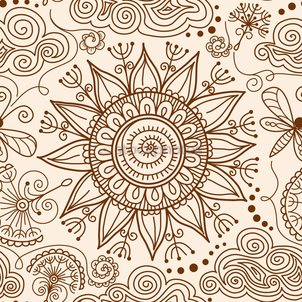 Similar – Henna tattoo motif on arm