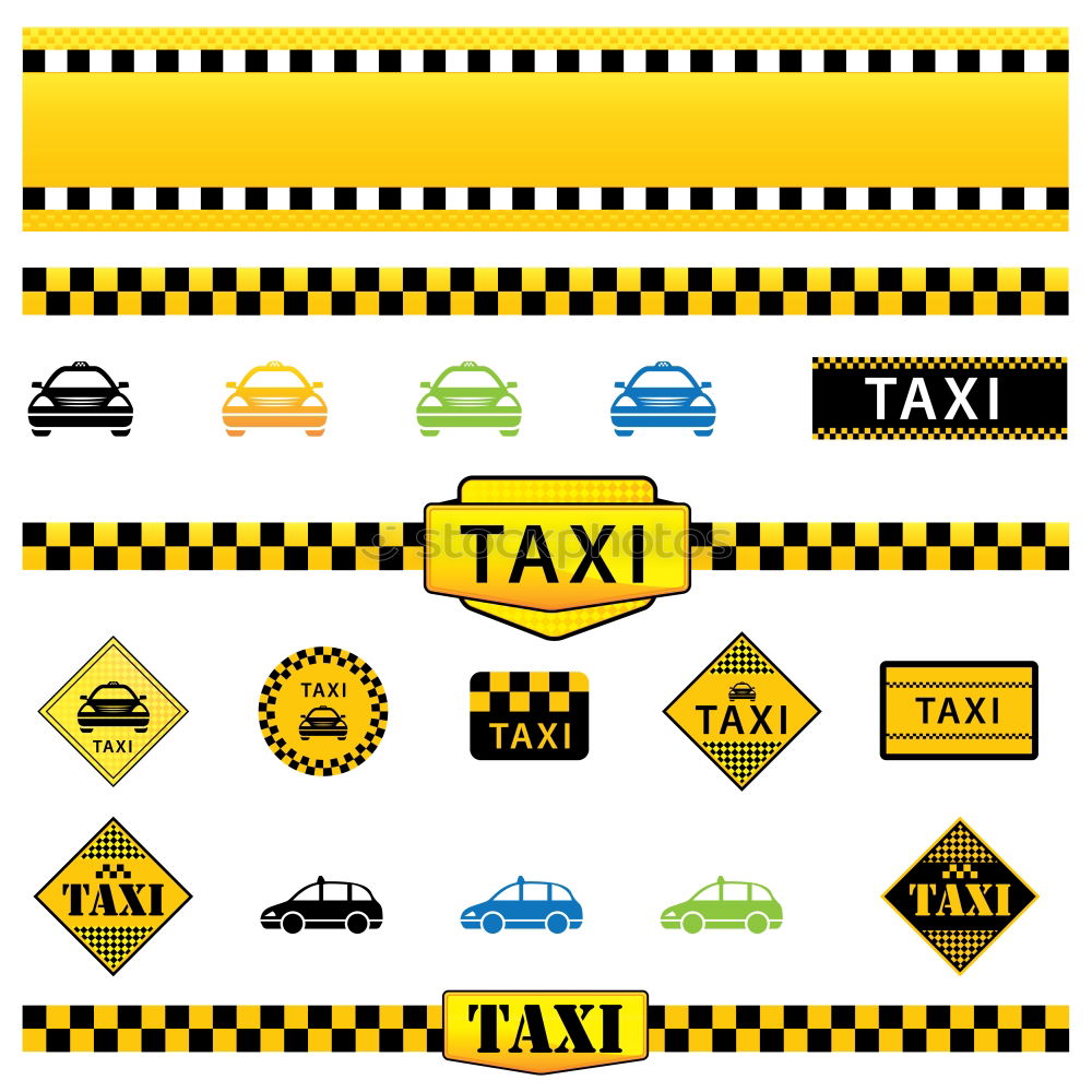 Similar – Image, Stock Photo FF# Taxi Taxi Art Esthetic