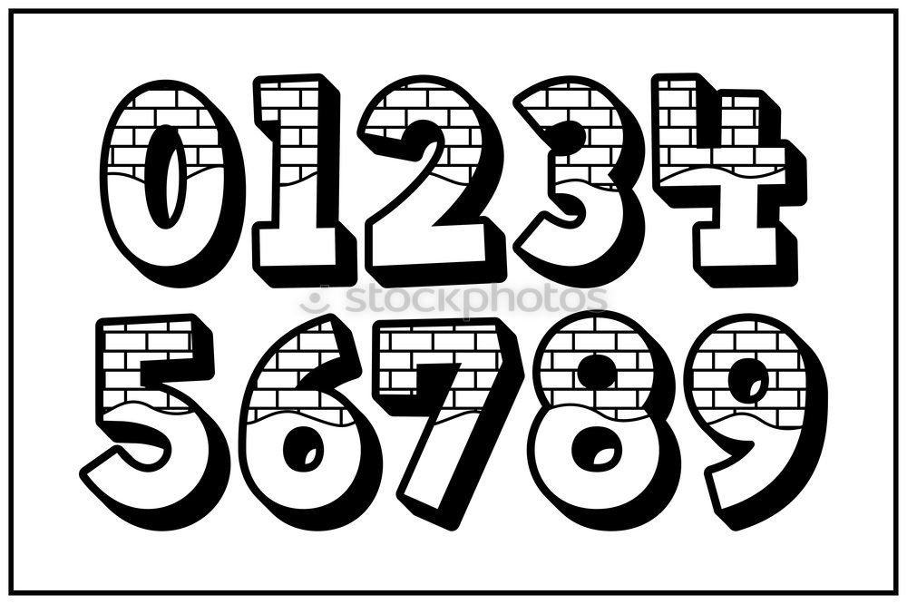 Similar – 4,059 Digits and numbers