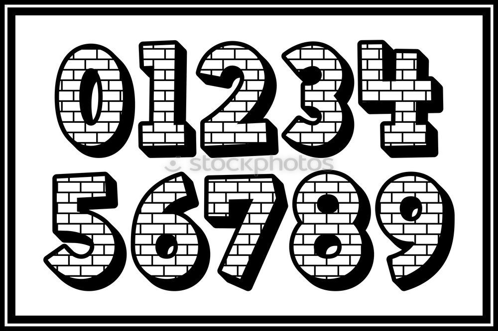 Similar – 4,059 Digits and numbers