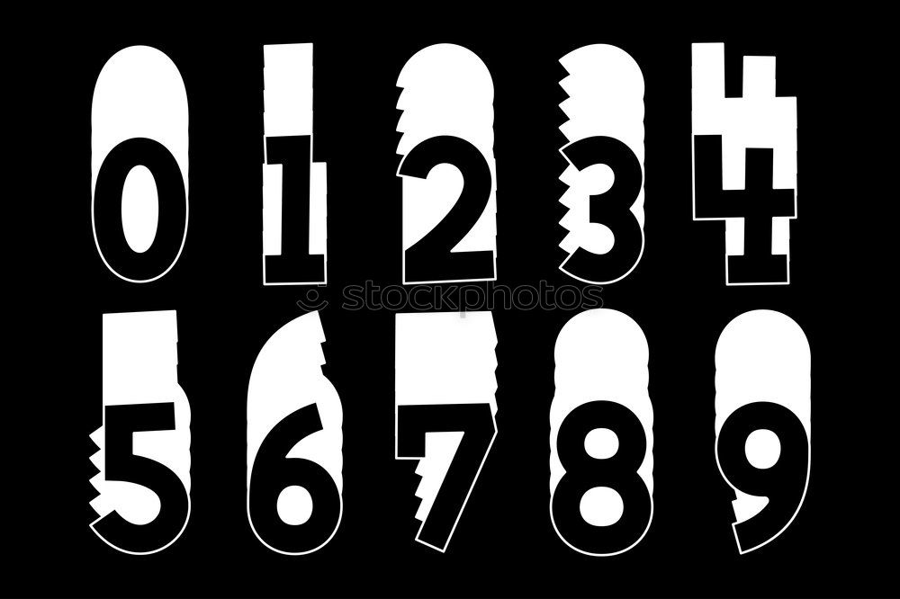 Similar – 4,059 Digits and numbers