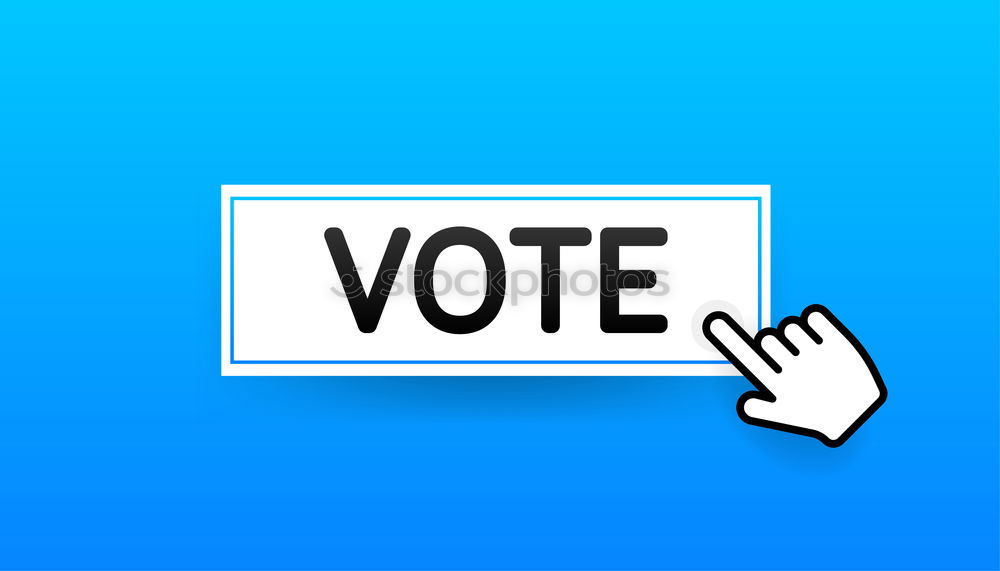 Similar – vote Sign Characters