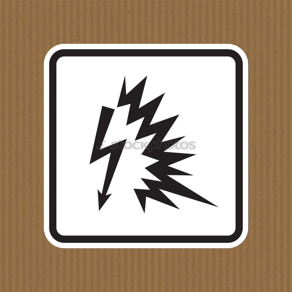 Similar – sign Road sign Lightning