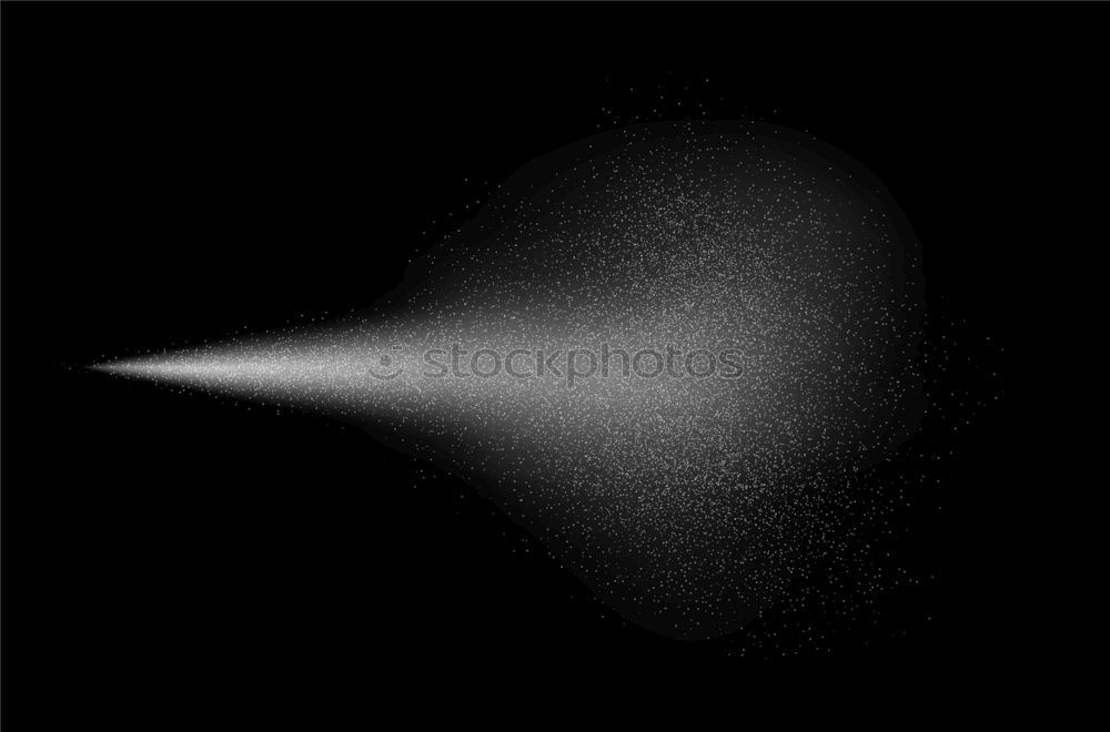 Image, Stock Photo Swan feather with drops of water against a black background