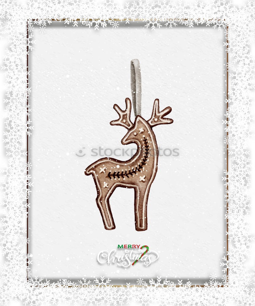 Image, Stock Photo AKCGDR# Snow track IV Art
