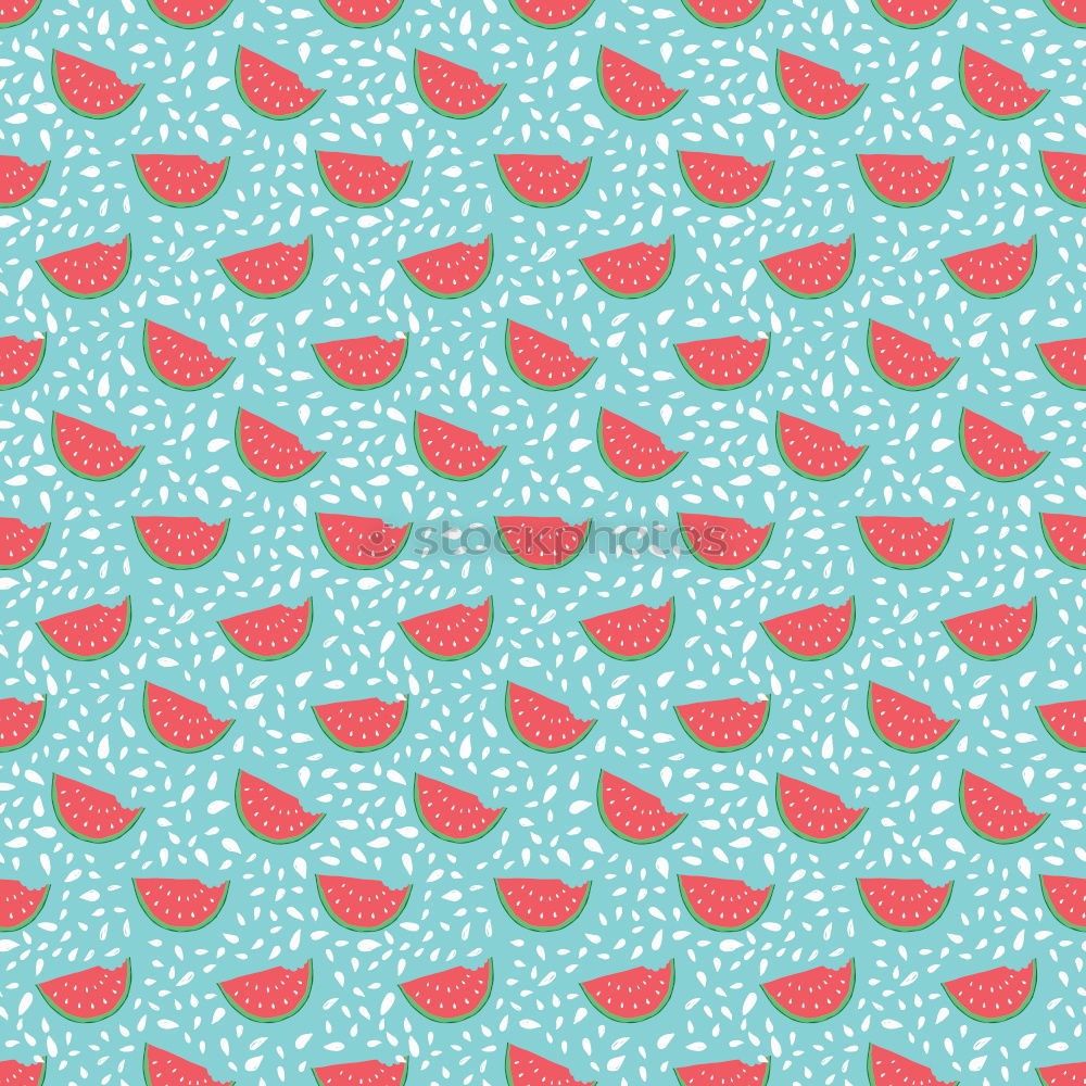 Similar – Pattern red watermelon on background. Flat lay, top view