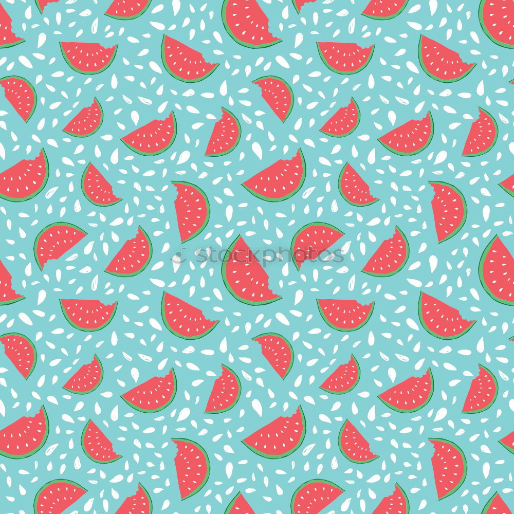 Similar – Pattern red watermelon on background. Flat lay, top view