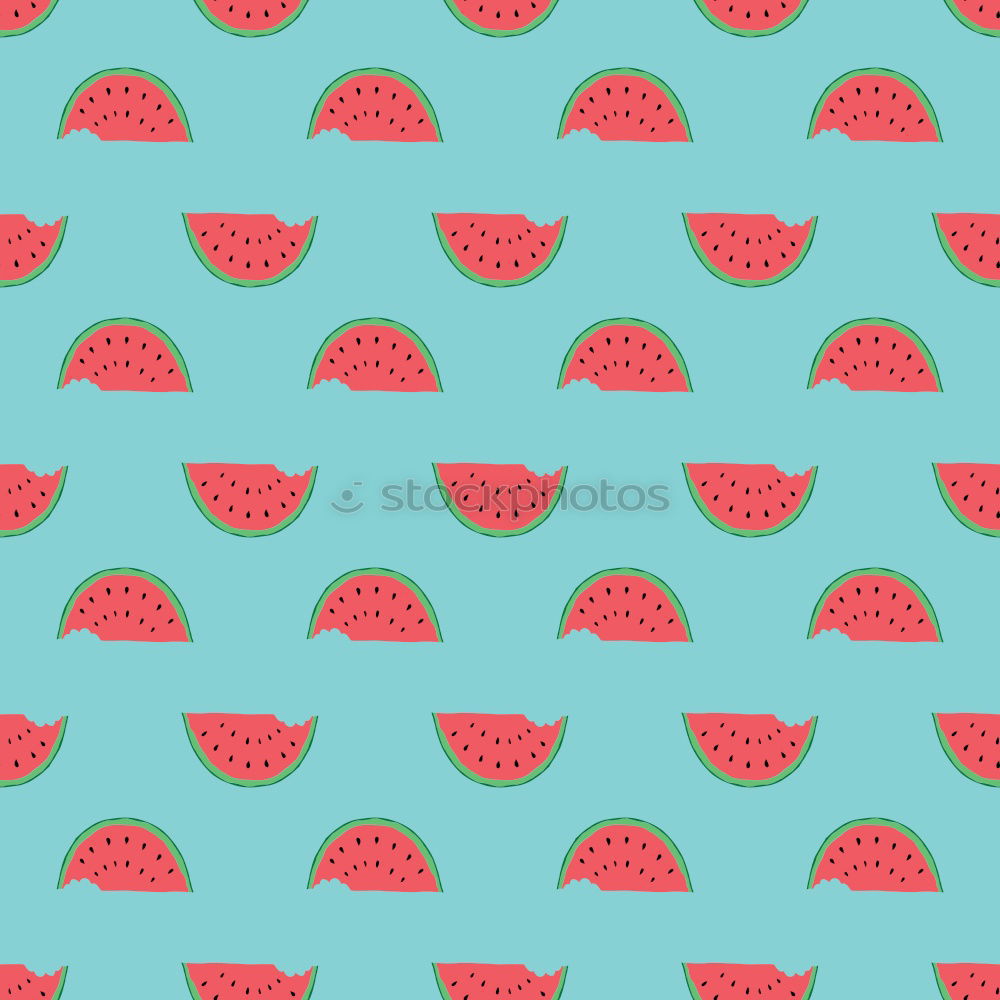 Similar – Pattern red watermelon on background. Flat lay, top view