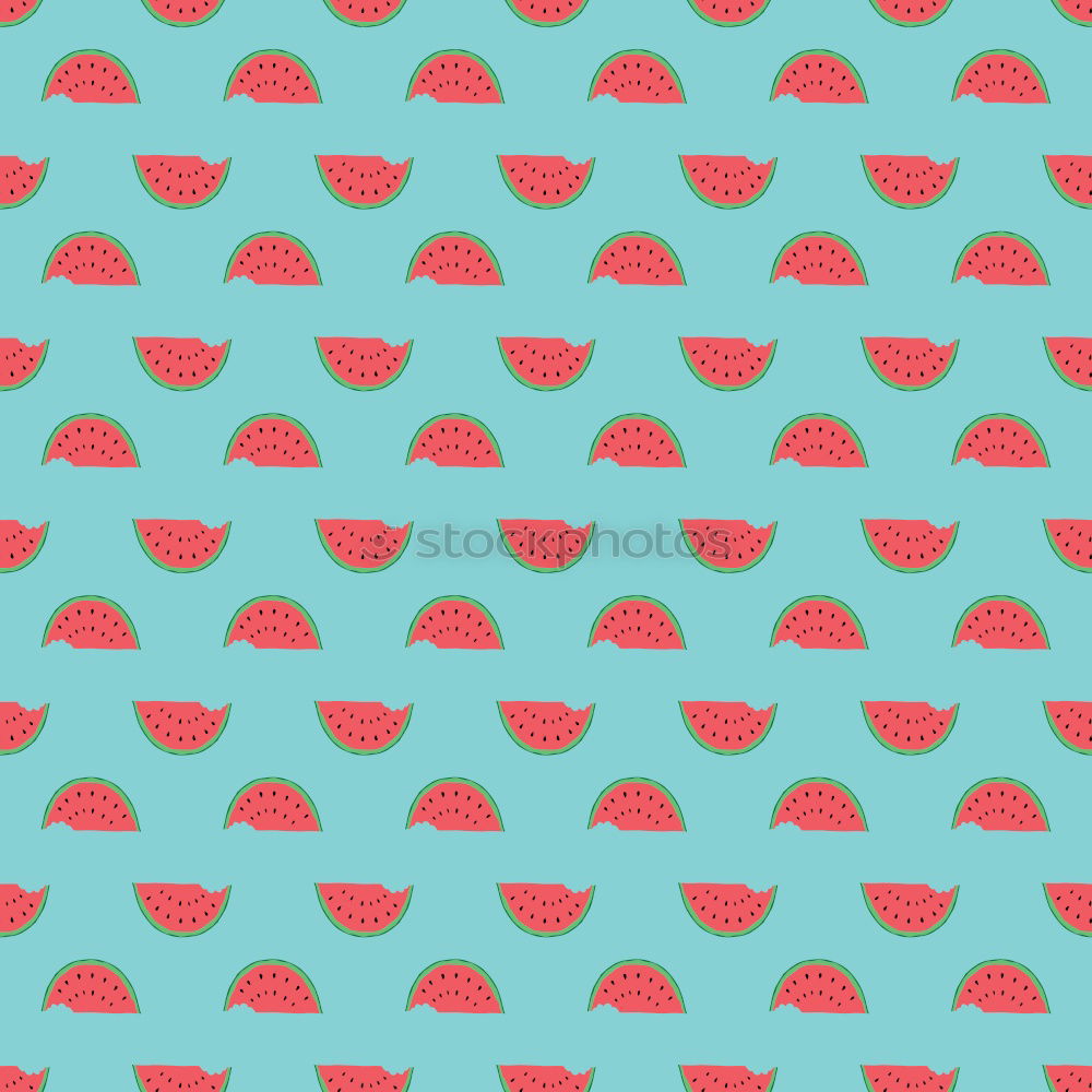 Similar – Pattern red watermelon on background. Flat lay, top view