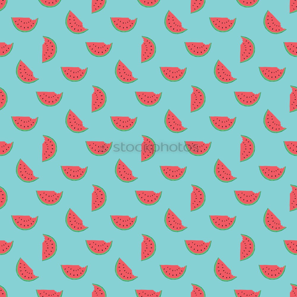 Similar – Pattern red watermelon on background. Flat lay, top view