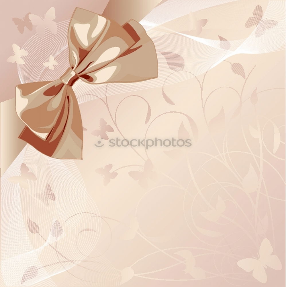 Similar – Empty greeting card with flowers and ribbon