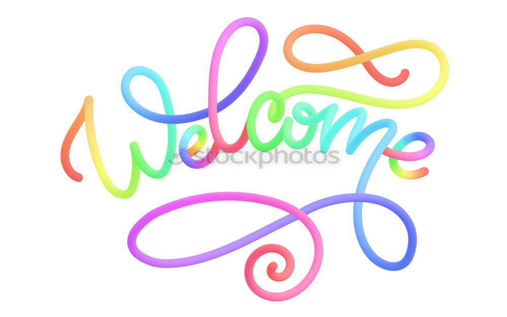 Image, Stock Photo welcome culture Style