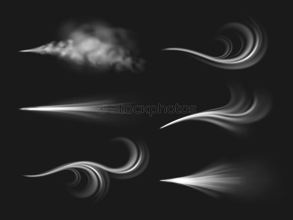 Similar – moonlight Night Clouds Fog